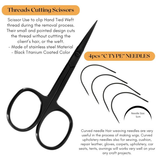 Hair Clips & Curved Sewing Needles - Image 4