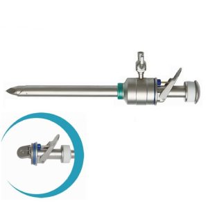 Reusable, Magnetic Plain AUTOMATIC Trocar, 10.5mm x 95mm