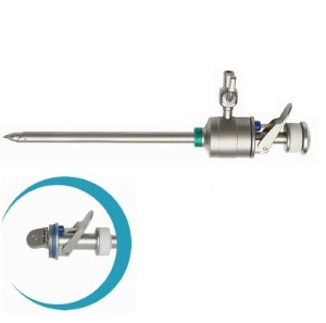 Reusable, Magnetic Plain AUTOMATIC Trocar, 10.5mm x 95mm