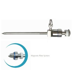 Reusable, Magnetic Plain Trocar, 5.5mm x 95mm