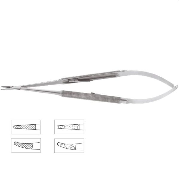 Castroviejo Onyx Needle Holder, Round Handle w/Lock