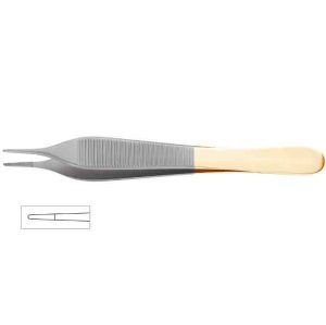 Adson Delicate Onyx Forceps, 4-3/4″ (12cm), Smooth