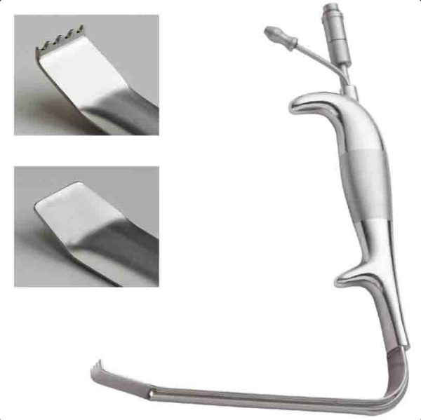 Tebbetts™ Fiber-Optic Retractor, With Suction