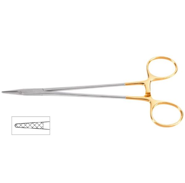 Crile-Wood Onyx Needle Holder, 6″ (15cm), 4000 Jaw, Left-Handed