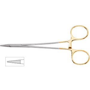 Halsey Needle Holder, 5″ (13cm), 4000 Jaw, Left-Handed