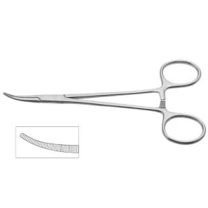 Crile Delicate Forceps, 5-1/2″ (14cm), Curved