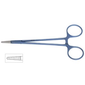 Titanium Crile Wood Needle Holder, 6″ (15cm), Diamond Dust™ Jaw