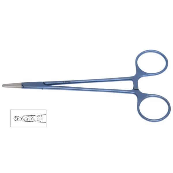 Titanium Crile Wood Needle Holder, 6″ (15cm), Diamond Dust™ Jaw